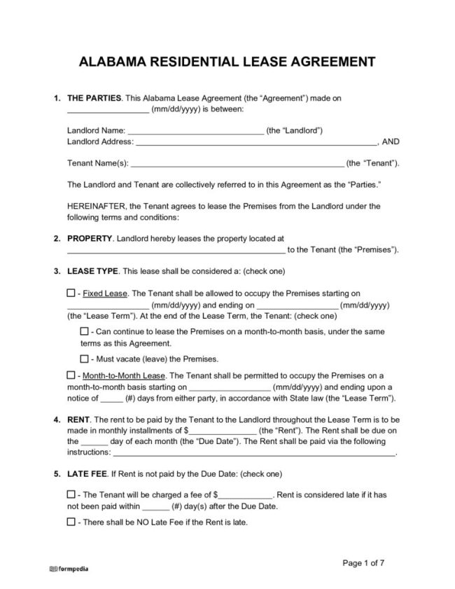 thumbnail of Alabama-Residential-Lease-Agreement